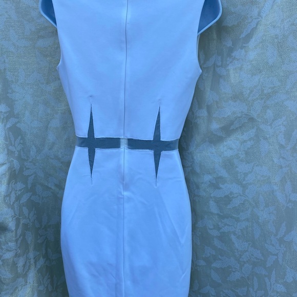 Bailey/44 size XS sleeveless lined gorgeous white dress with waist net feature - Picture 5 of 10